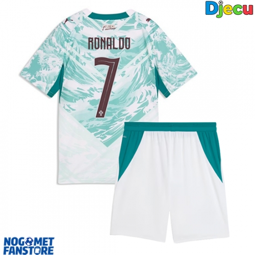 Portugal Cristiano Ronaldo #7 Gostujuci Dres za djecu SP 2026 Kratak Rukav (+ Kratke hlače)